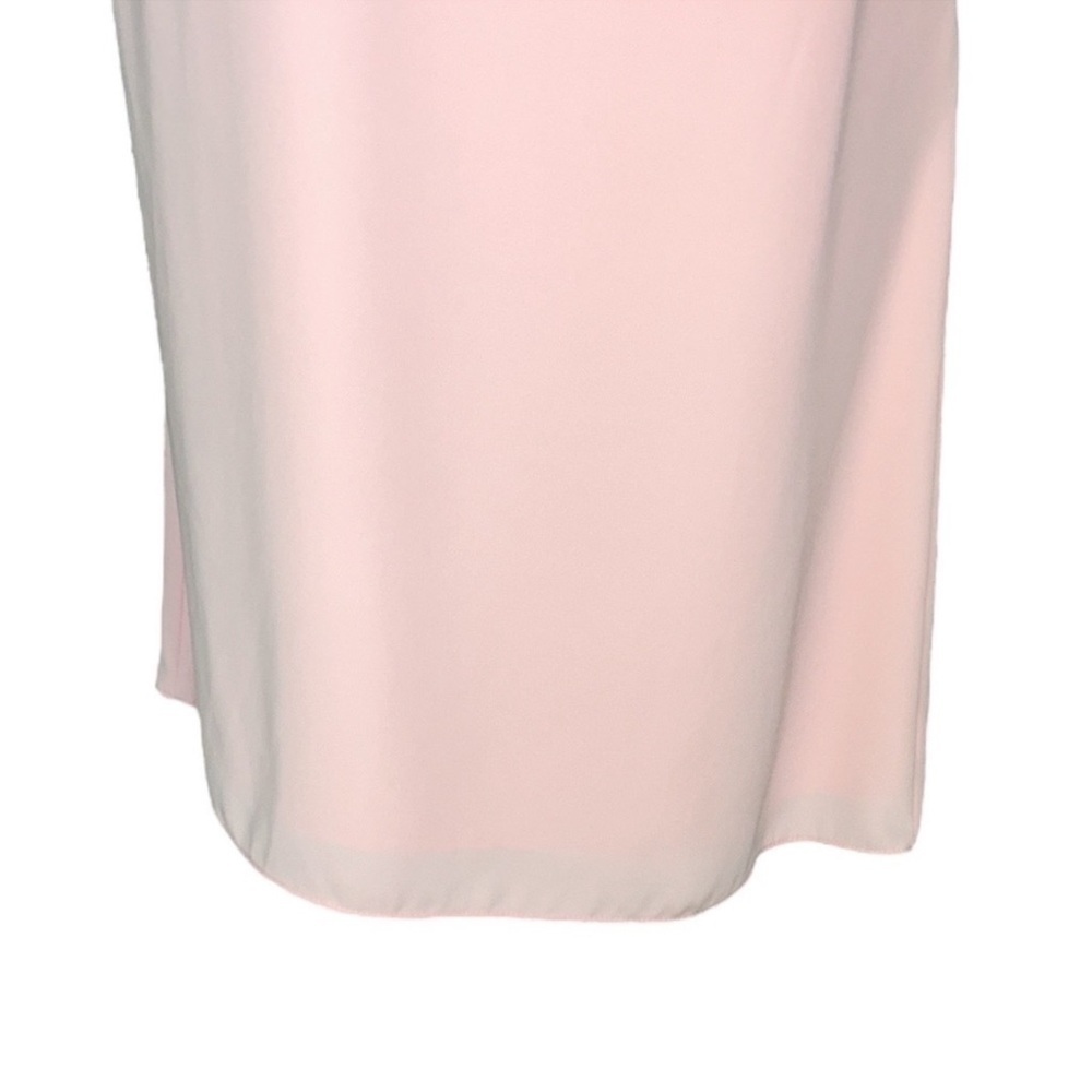 Amanda Uprichard Zoe Dress One Shoulder Ruffle Mini Length Pink Size Small - Picture 5 of 12